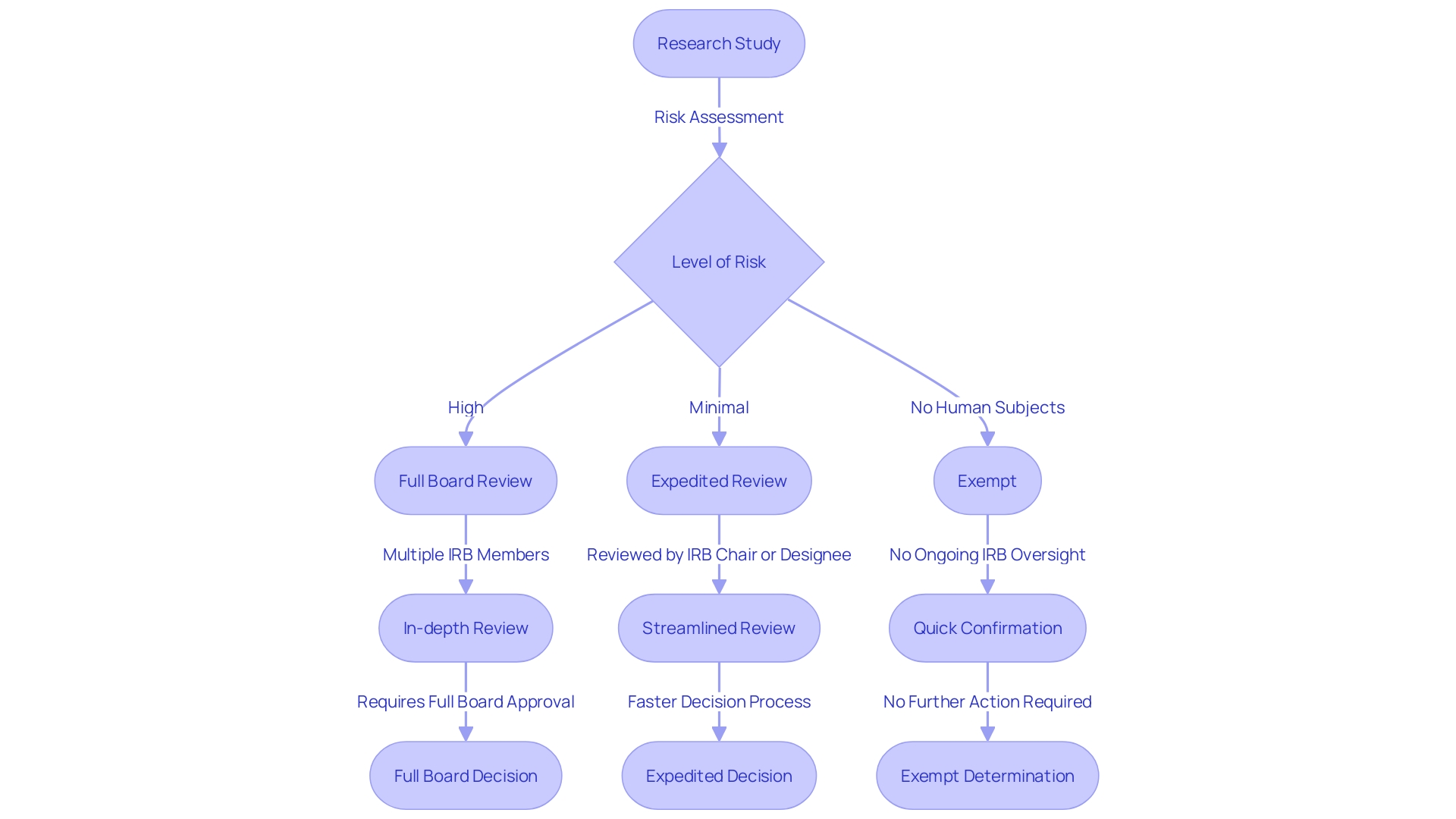Flowchart: Levels of  Scrutiny