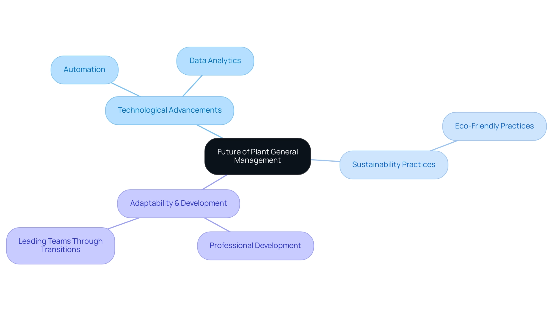 The central node represents the evolving role, with branches indicating key areas of focus such as technology, sustainability, and professional development. The central node represents the evolving role, with branches indicating key areas of focus such as technology, sustainability, and professional development.